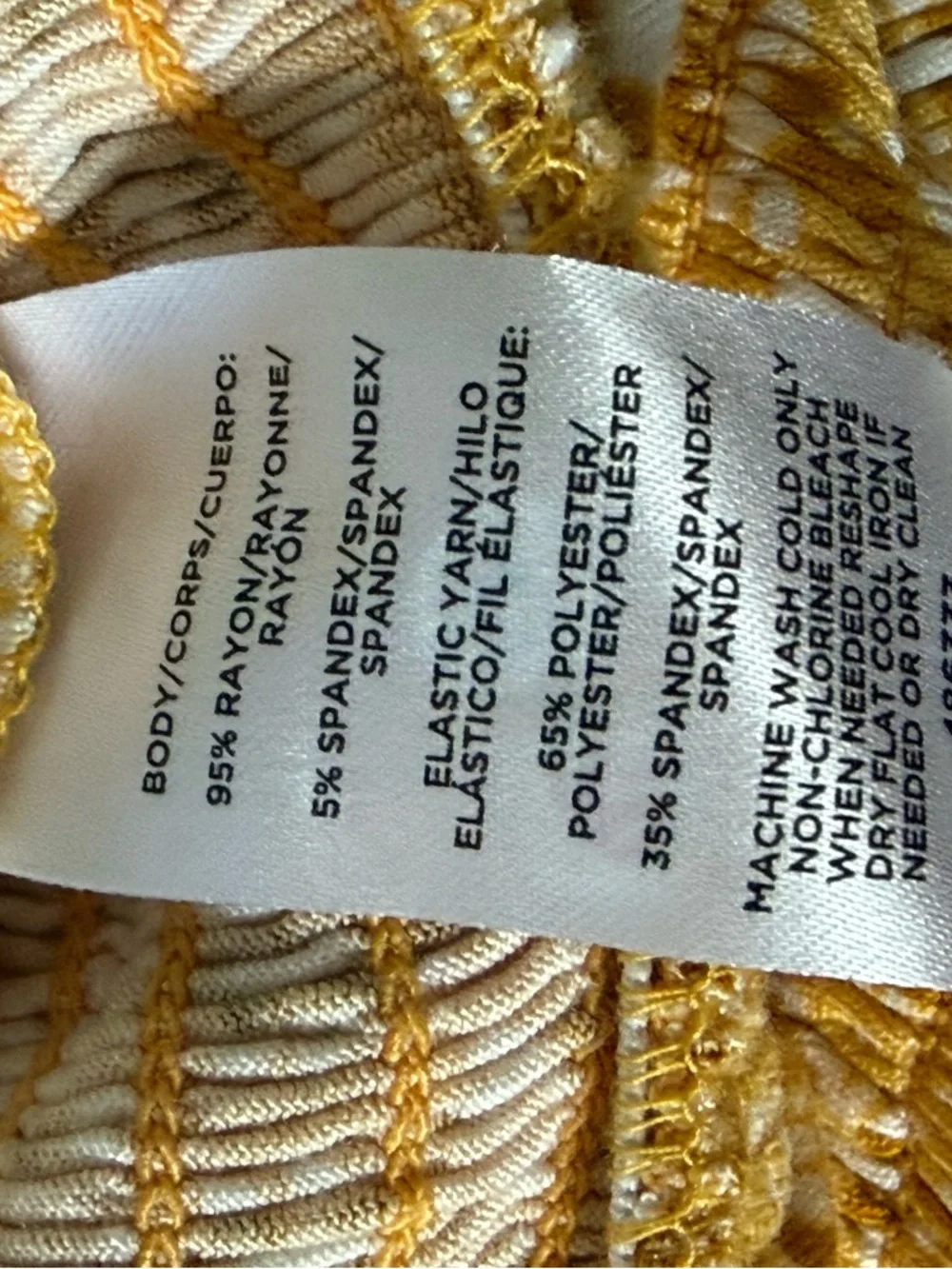 LOFT Beach Yellow Strapless Smocked Floral Romper Dress - Picture 7 of 7